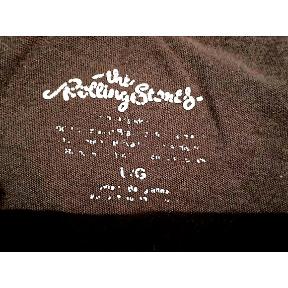 The Rolling Stones Black T-Shirt Some Girls Graphic Womens L Multicolor Rock - Picture 6 of 7